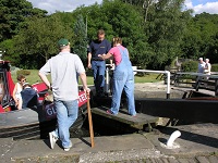 Lock training on Yorkshire canals